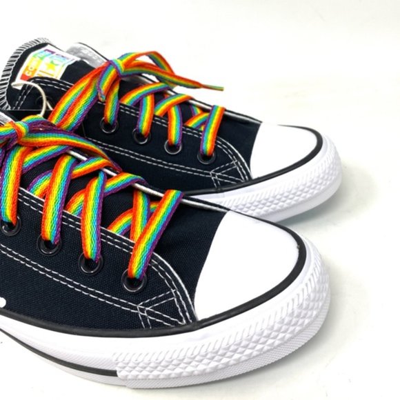 Converse Ctas Low Top Canvas Black Wedding Women's Sneakers Custom 171213C-BLWT - Picture 11 of 12
